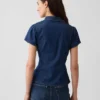 Denim Kısa Kollu Gömlek