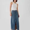 Denim Maxi Etek