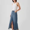 Denim Maxi Etek