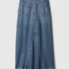 Denim Maxi Etek