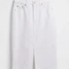 Denim Midi Kalem Etek