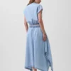 Denim Midi Mendil Etek