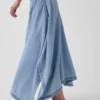 Denim Midi Mendil Etek