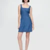 Denim Mini Elbise