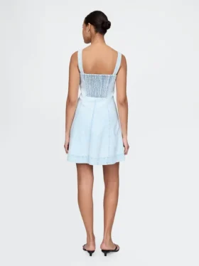 Denim Mini Elbise