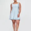 Denim Mini Elbise
