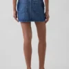 Denim Mini Etek