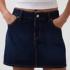 Denim Mini Etek