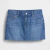 Denim Mini Etek