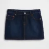 Denim Mini Etek