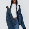 Denim Mini Etek