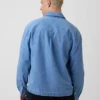 Denim Rahat Düz Etekli Gömlek