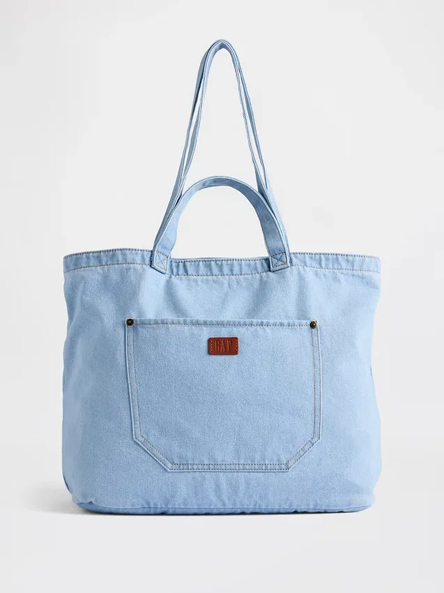 Denim Tote Çanta