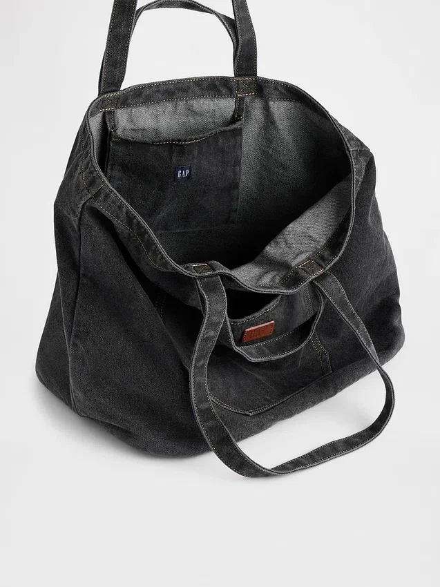 Denim Tote Çanta