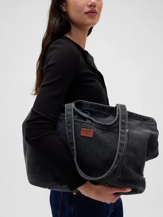 Denim Tote Çanta