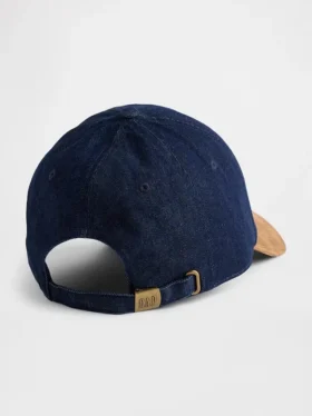 Denim ve Kadife Beyzbol Şapkası