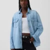 Denim Western Gömlek Ceketi