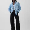 Denim Western Gömlek Ceketi