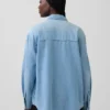 Denim Western Gömlek Ceketi