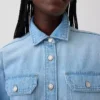 Denim Western Gömlek Ceketi