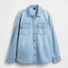 Denim Western Gömlek Ceketi