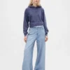 Desenli Bol Kesim Eşofman Jean'leri