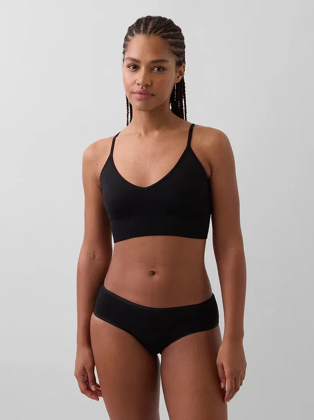 Dikişsiz Derin Dekolteli Bralette