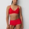 Dikişsiz Nervürlü Üçgen Bralette