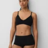 Dikişsiz Nervürlü Üçgen Bralette