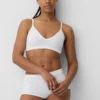 Dikişsiz Nervürlü Üçgen Bralette