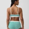 Dikişsiz Nervürlü Üçgen Bralette