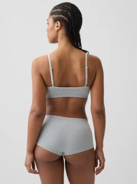 Dikişsiz Nervürlü Üçgen Bralette