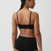 Dikişsiz Nervürlü Üçgen Bralette