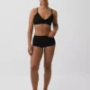 Dikişsiz Nervürlü Üçgen Bralette