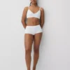 Dikişsiz Nervürlü Üçgen Bralette