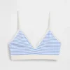 Dikişsiz Nervürlü Üçgen Bralette