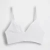 Dikişsiz Nervürlü Üçgen Bralette