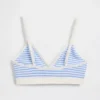 Dikişsiz Nervürlü Üçgen Bralette