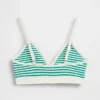 Dikişsiz Nervürlü Üçgen Bralette