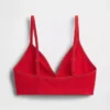 Dikişsiz Nervürlü Üçgen Bralette