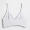 Dikişsiz Nervürlü Üçgen Bralette