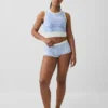 Dikişsiz Nervürlü Kısa Tank Top