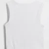 Dikişsiz Nervürlü Kısa Tank Top