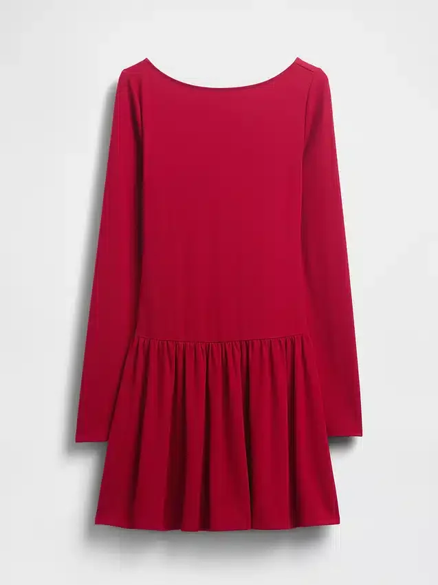 Düşük Bel Mini Elbise