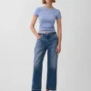 Düşük Bel Rahat Krop Jean'ler