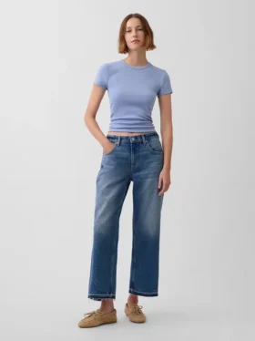 Düşük Bel Rahat Krop Jean'ler
