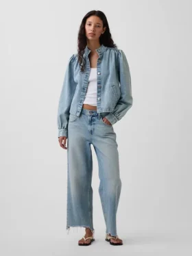 Düşük Bel Rahat Krop Jean'ler