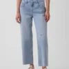Düşük Bel Rahat Krop Jean'ler