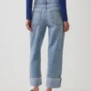 Düşük Bel Rahat Krop Jean'ler