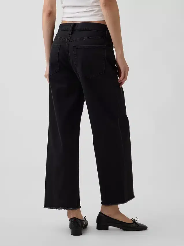 Düşük Bel Rahat Krop Jean'ler